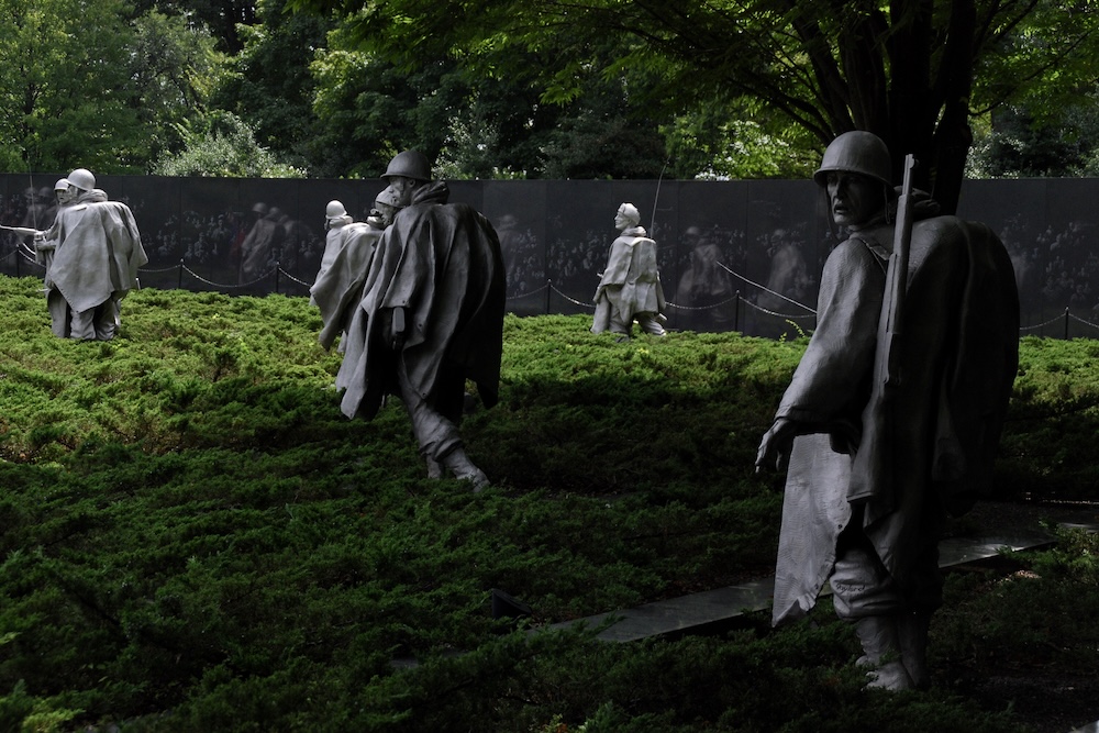 Korean War Veterans Memorial in Washington D.C.