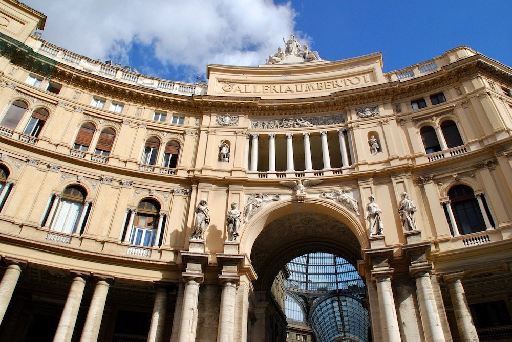 Galleria Umberto I Napels Italië