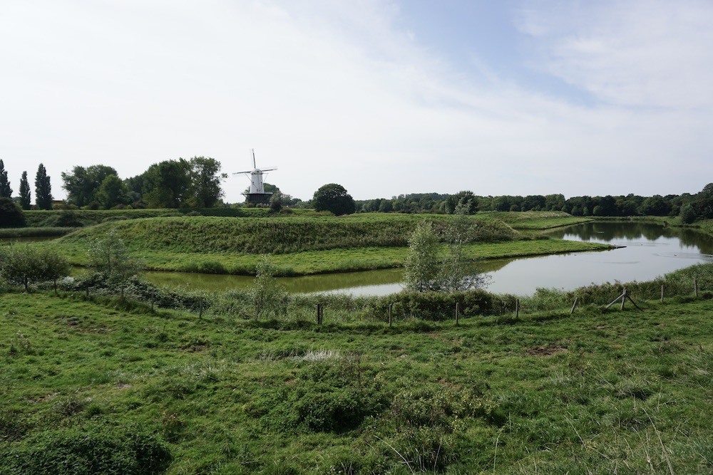 Molen De Koe, de enige overgebleven molen in Veere.