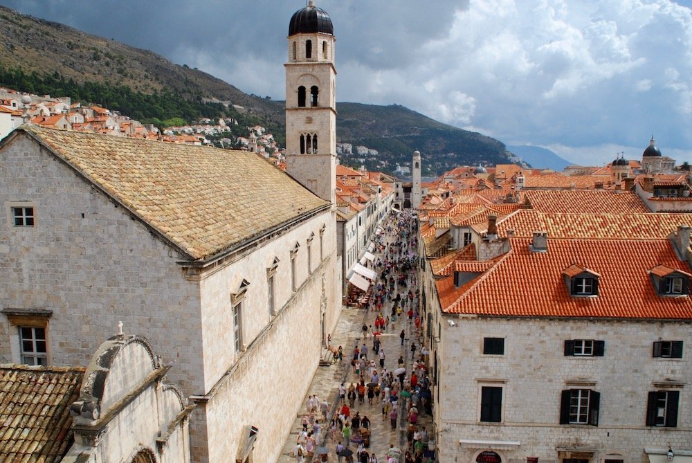 Bezienswaardigheden Dubrovnik: Stradun, de hoofdstraat van de oude stad
