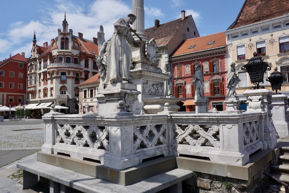 Het historische centrum van Maribor