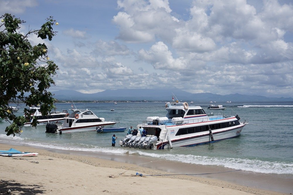 Sanur op Bali, vertrekpunt naar Nusa Lembongan