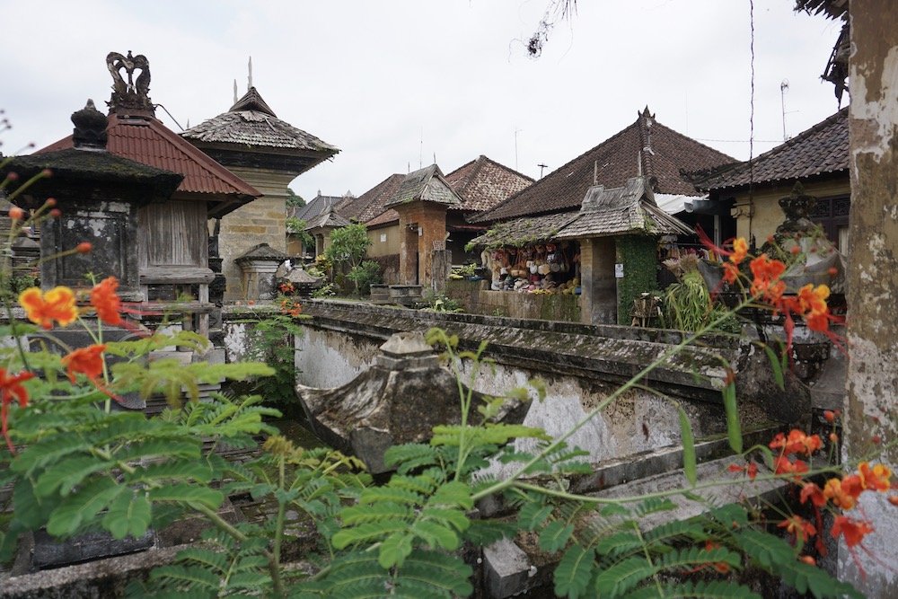 Traditionele dorpsstraat van Penglipuran Village in Bali