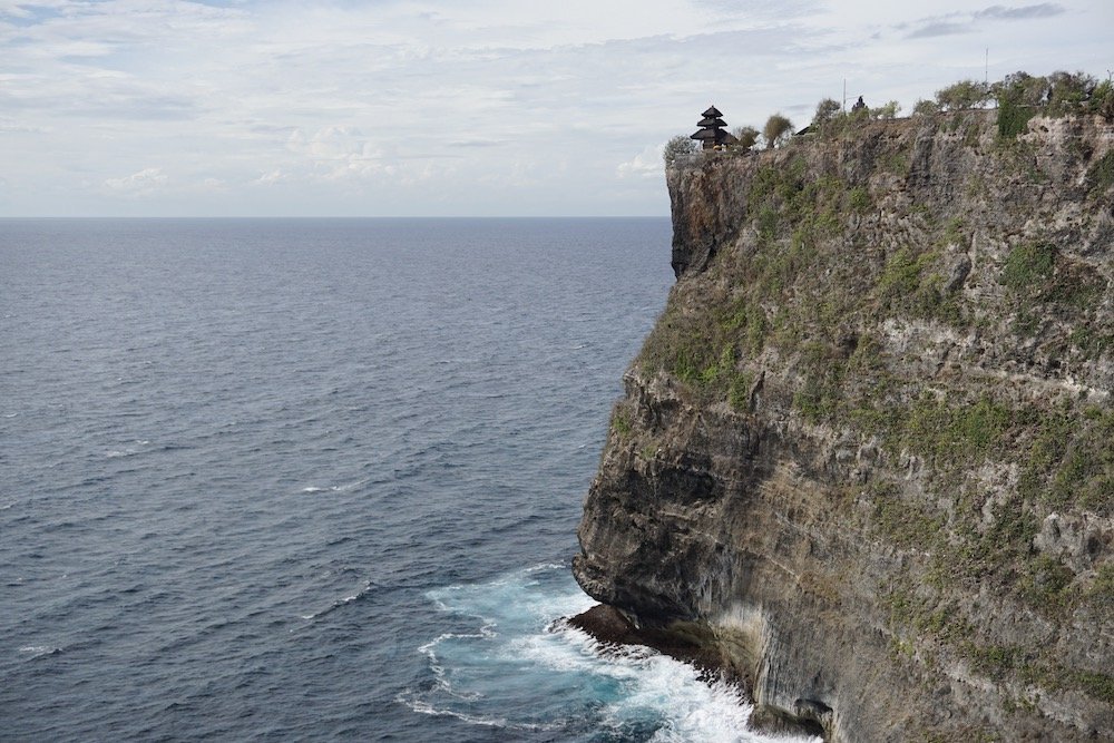Uluwatu Temple op de klif van Bali