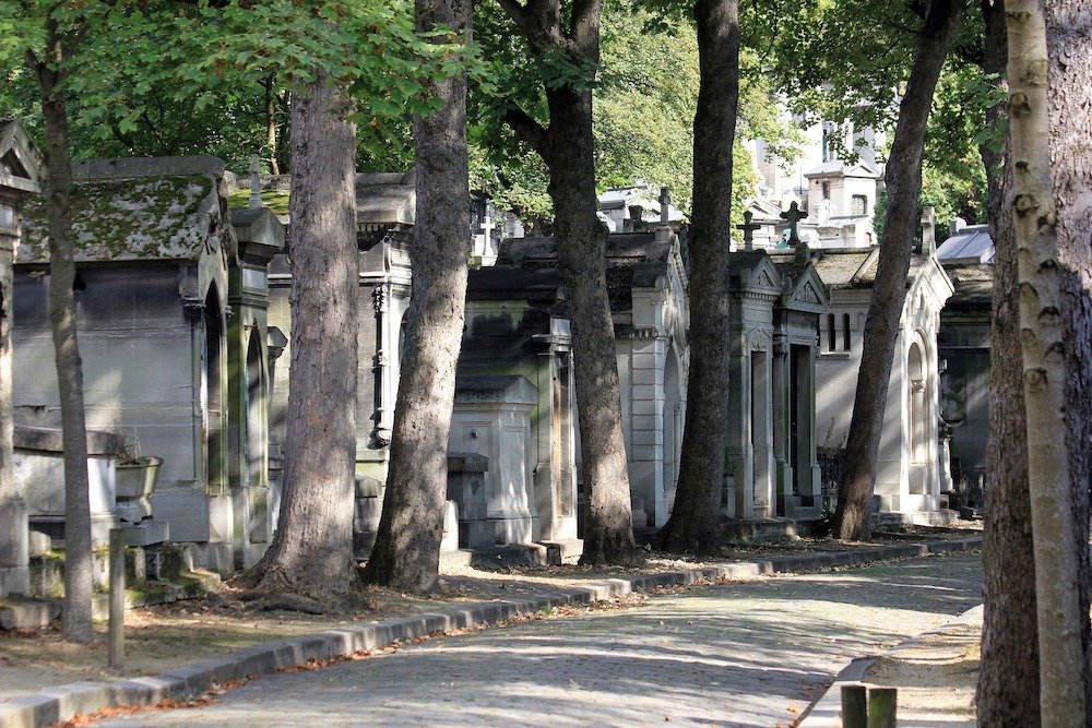 Begraafplaats Père Lachaise in Parijs